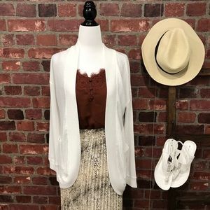 🆕Waffle Knit Open Cardigan